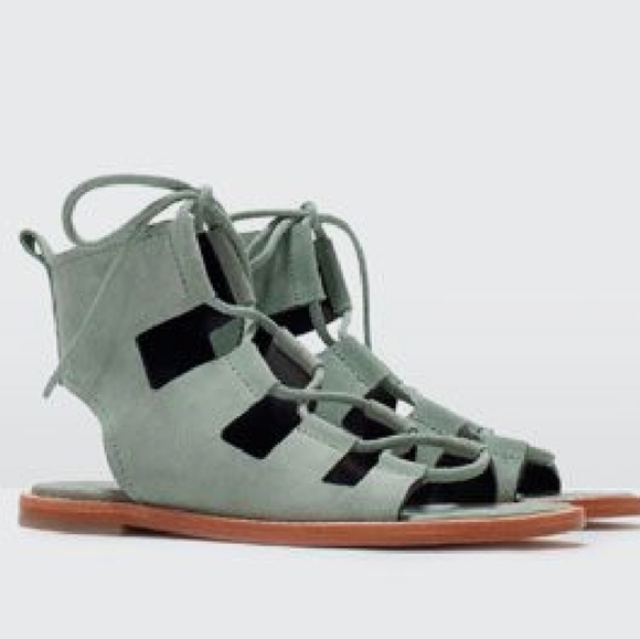 Zara leather roman sandal - Picture 2 of 6
